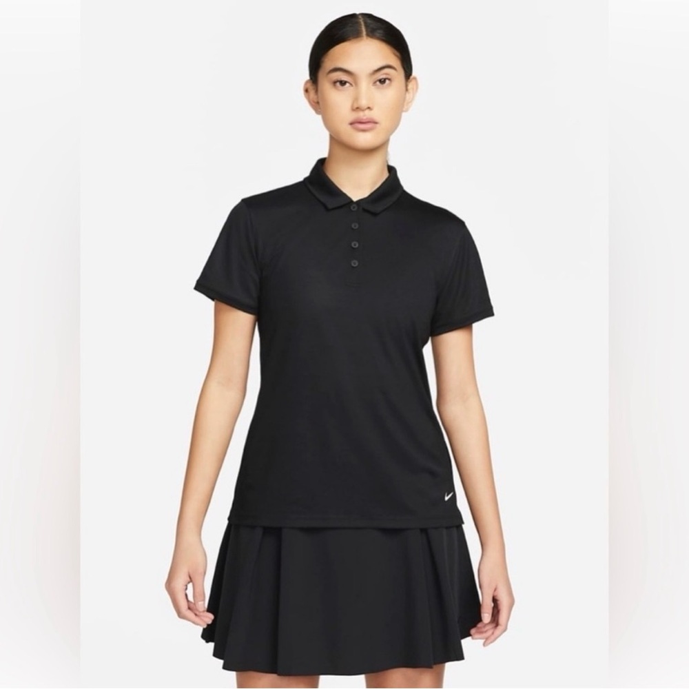 NWT Nike Women's Black Button Down Shirt